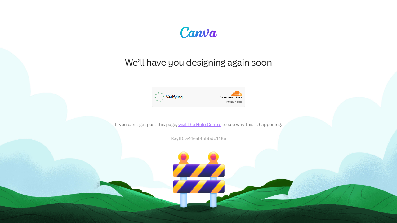 Canva Homepage Snapshot